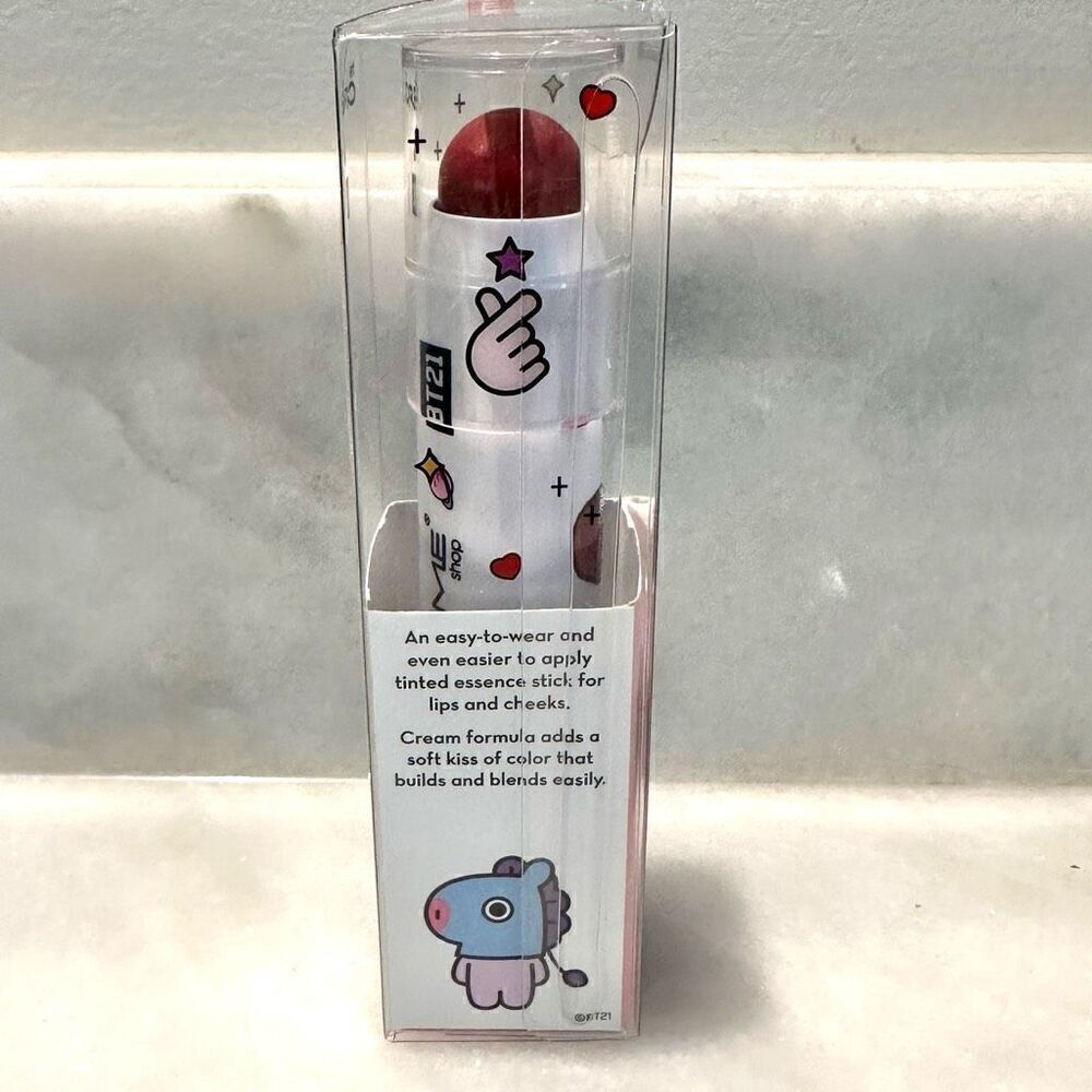 NWT The Creme Shop BT21 Lip+Cheek Chic Stick Tinted Essence Stick Moonwalk 8g